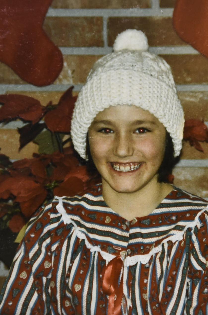 Linda Glantz on Christmas Day in 1986